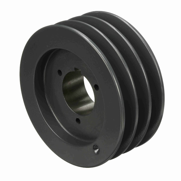 3 Groove Cast Iron Bushed Bore Multiple Sheave, 3TB56